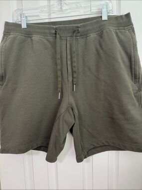 lululemon athletica Olive Drawstring Athletic Shorts